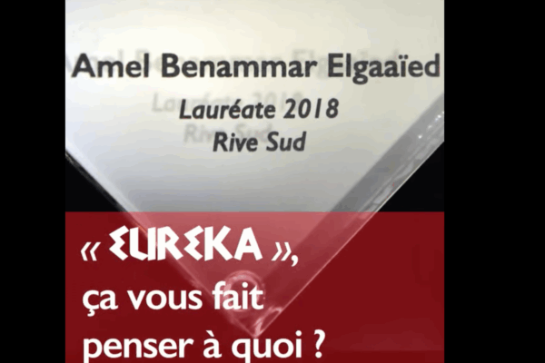 Lauréate du prix Eureka 2018 (rive sud)